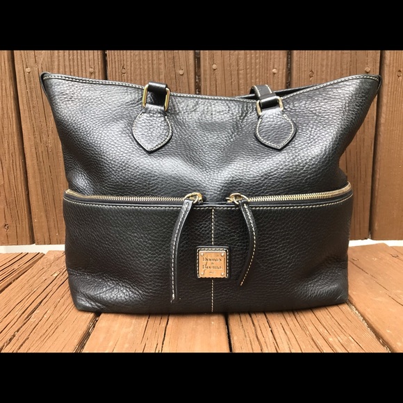 Dooney & Bourke Black Satchel - Picture 1 of 5